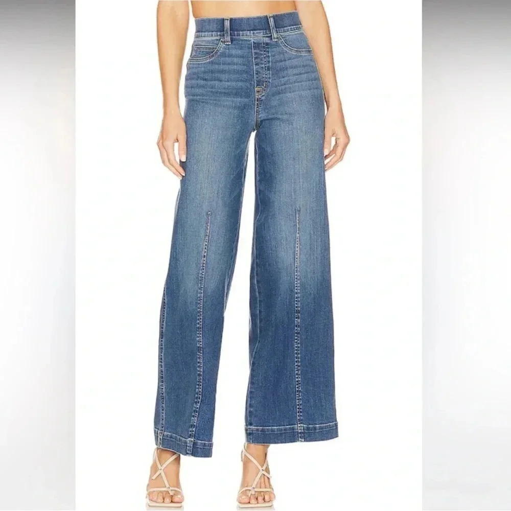 SPANX Women's High Rise Jeans - Blue